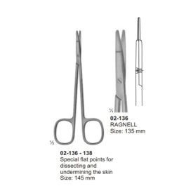 DISSECTING RAGNELL SCISSORS 02-136